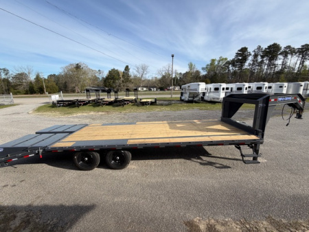 New 2026 Triple Crown Trailers 8X25GOOSENECK Equipment Trailer