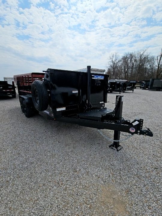 New 2026 Sure-Trac 7 x 16 14K HD Low Profile Telescopic Dump Trailer
