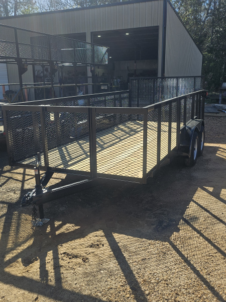 New 2026 Other 6'10''x16' with 3' expanded metal sides Landscape Trailer