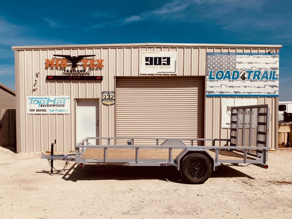 New 2026 Load Trail SA 77" x 14' Single Axle (2" x 3" Angle Frame) Utility Trailer