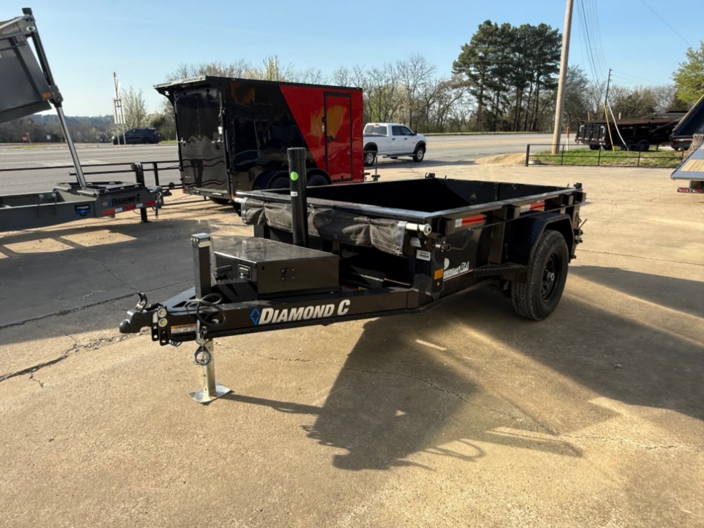 New 2025 Diamond C Trailers 6K GST 106 Package 8'X60" Dump Trailer