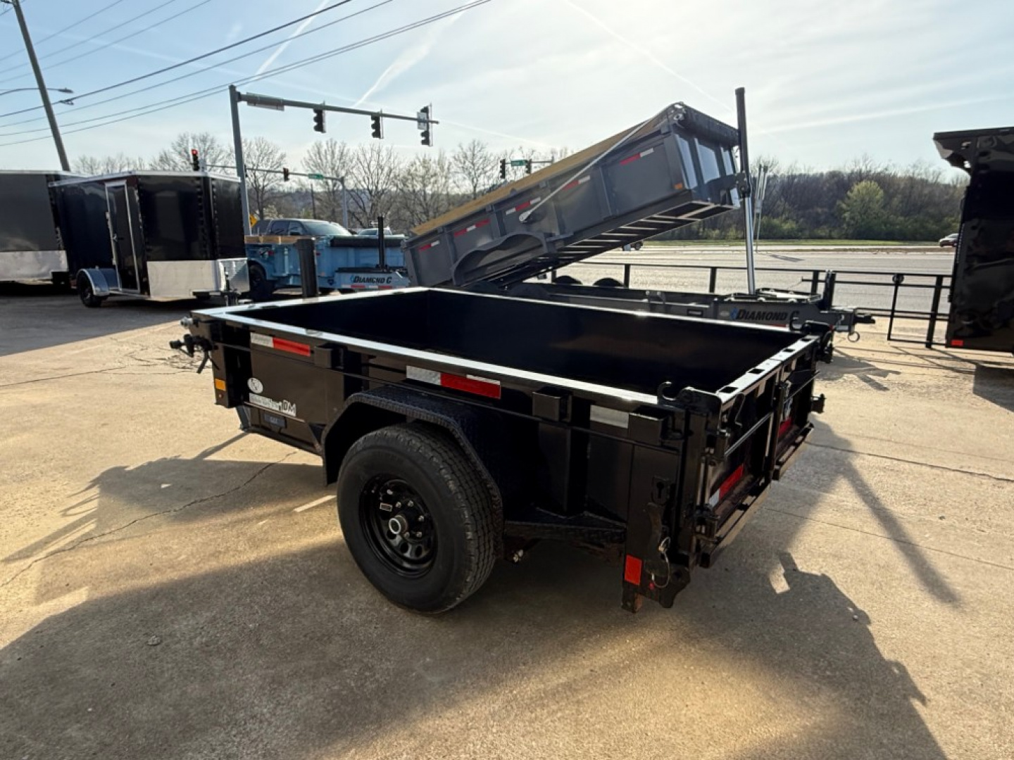 New 2025 Diamond C Trailers 6K GST 106 Package 8'X60" Dump Trailer