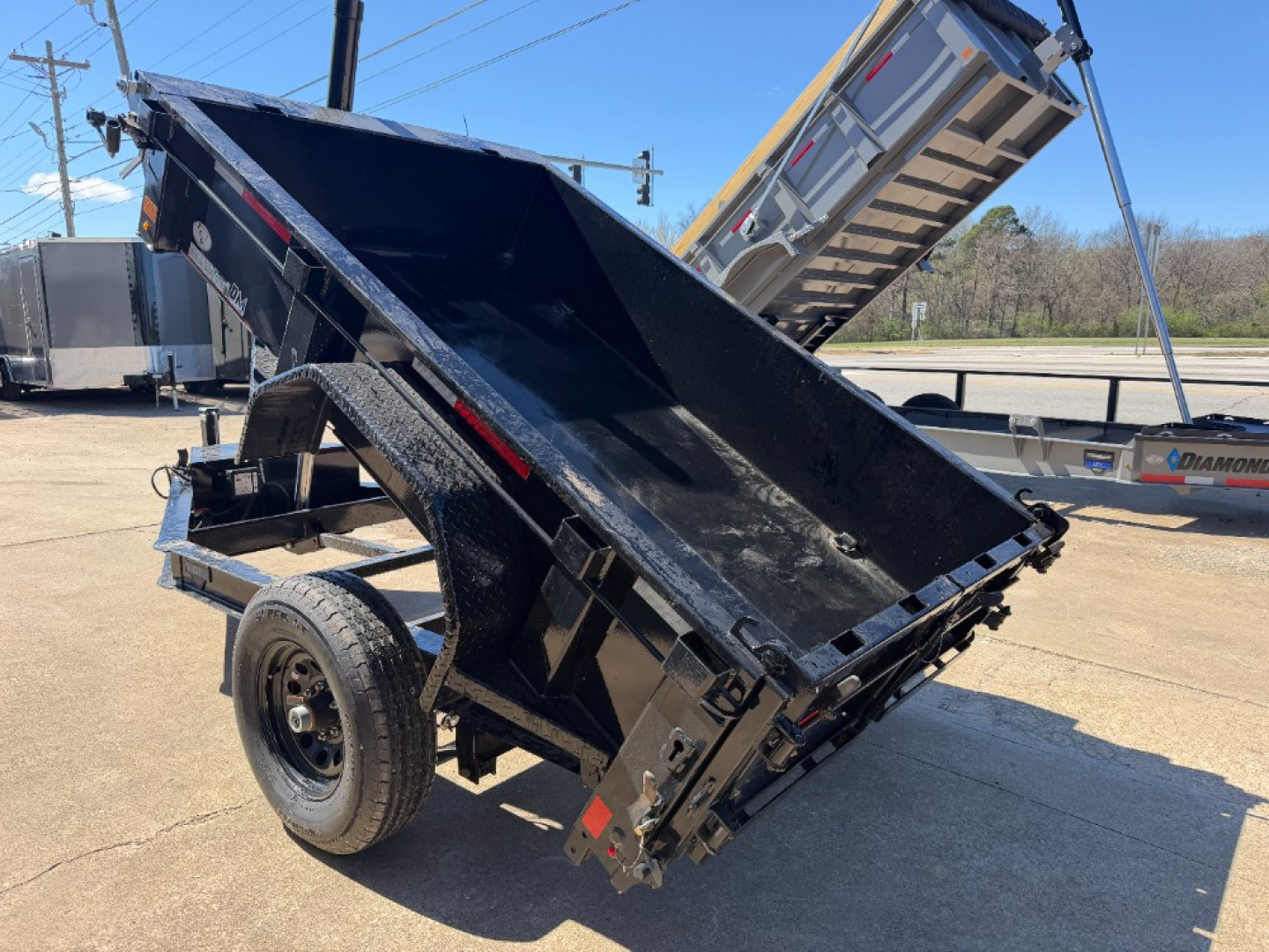 New 2025 Diamond C Trailers 6K GST 106 Package 8'X60" Dump Trailer
