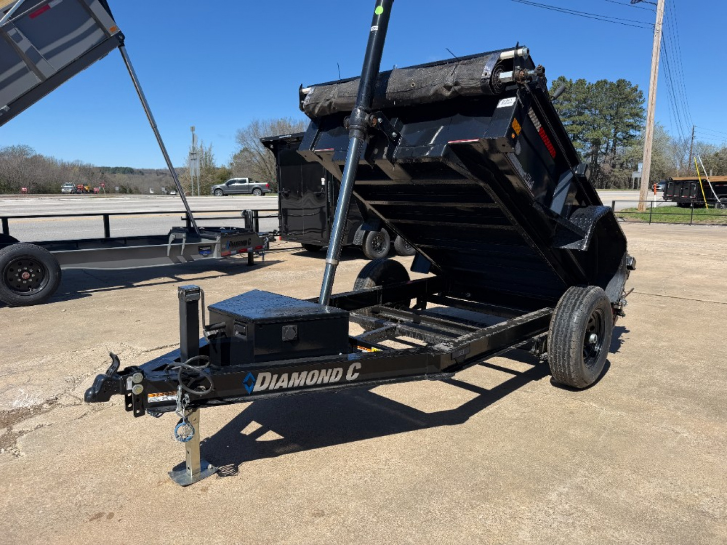 New 2025 Diamond C Trailers 6K GST 106 Package 8'X60" Dump Trailer