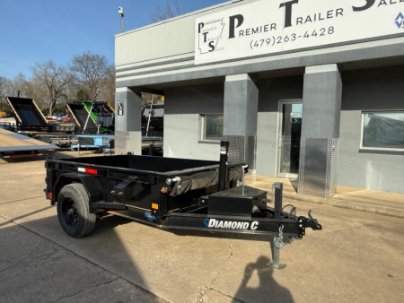 New 2025 Diamond C Trailers 6K GST 106 Package 8'X60" Dump Trailer