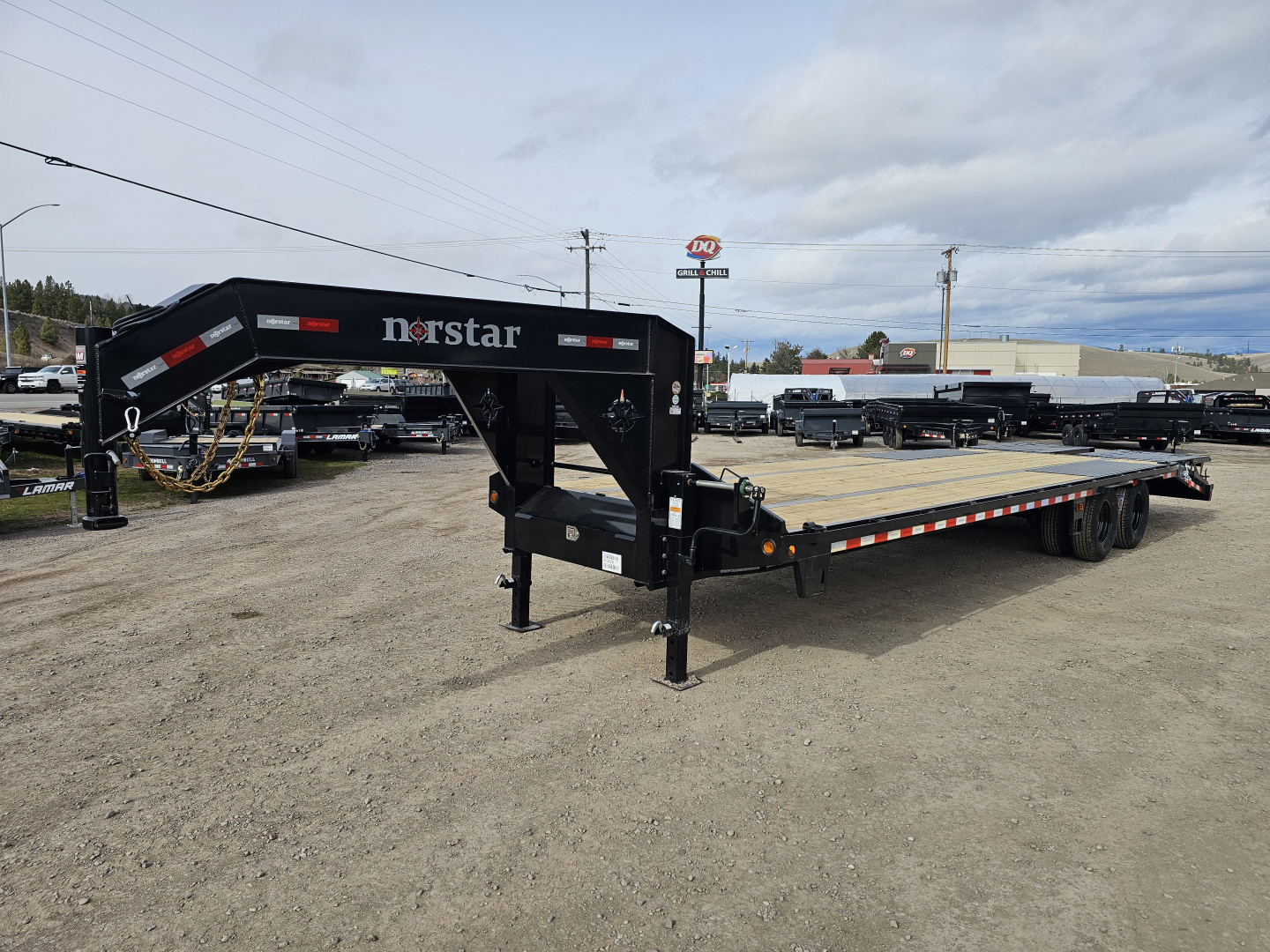 New 2026 Norstar 30' 22k Gooseneck Equipment Trailer