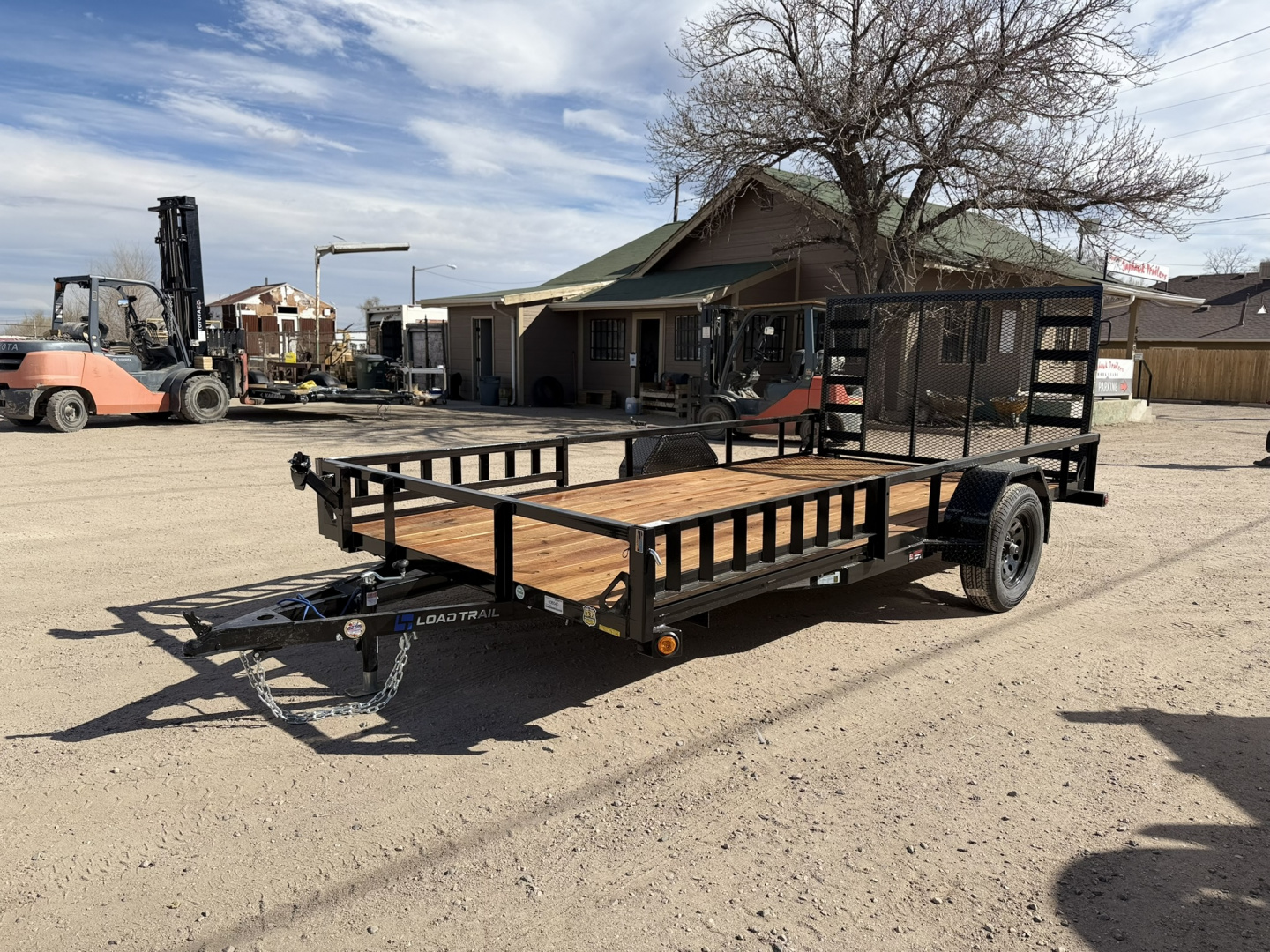 New 2026 Load Trail 7-14 Ramp Gate Utility W/ ATV Ramps 3K GVWR