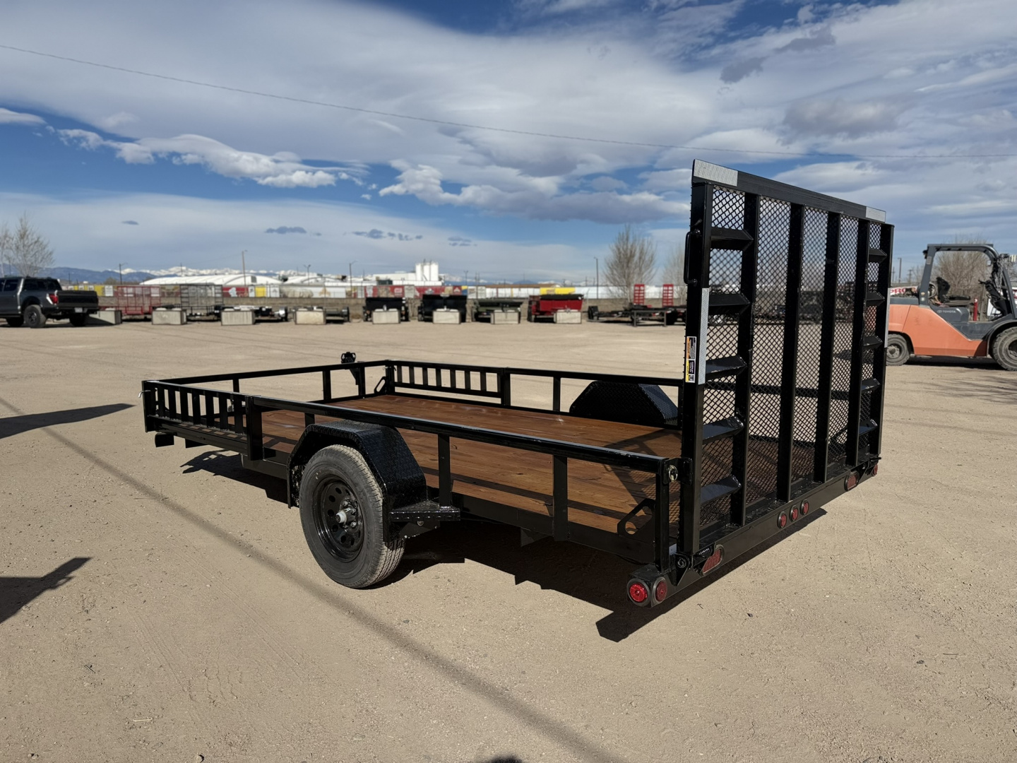 New 2026 Load Trail 7-14 Ramp Gate Utility W/ ATV Ramps 3K GVWR