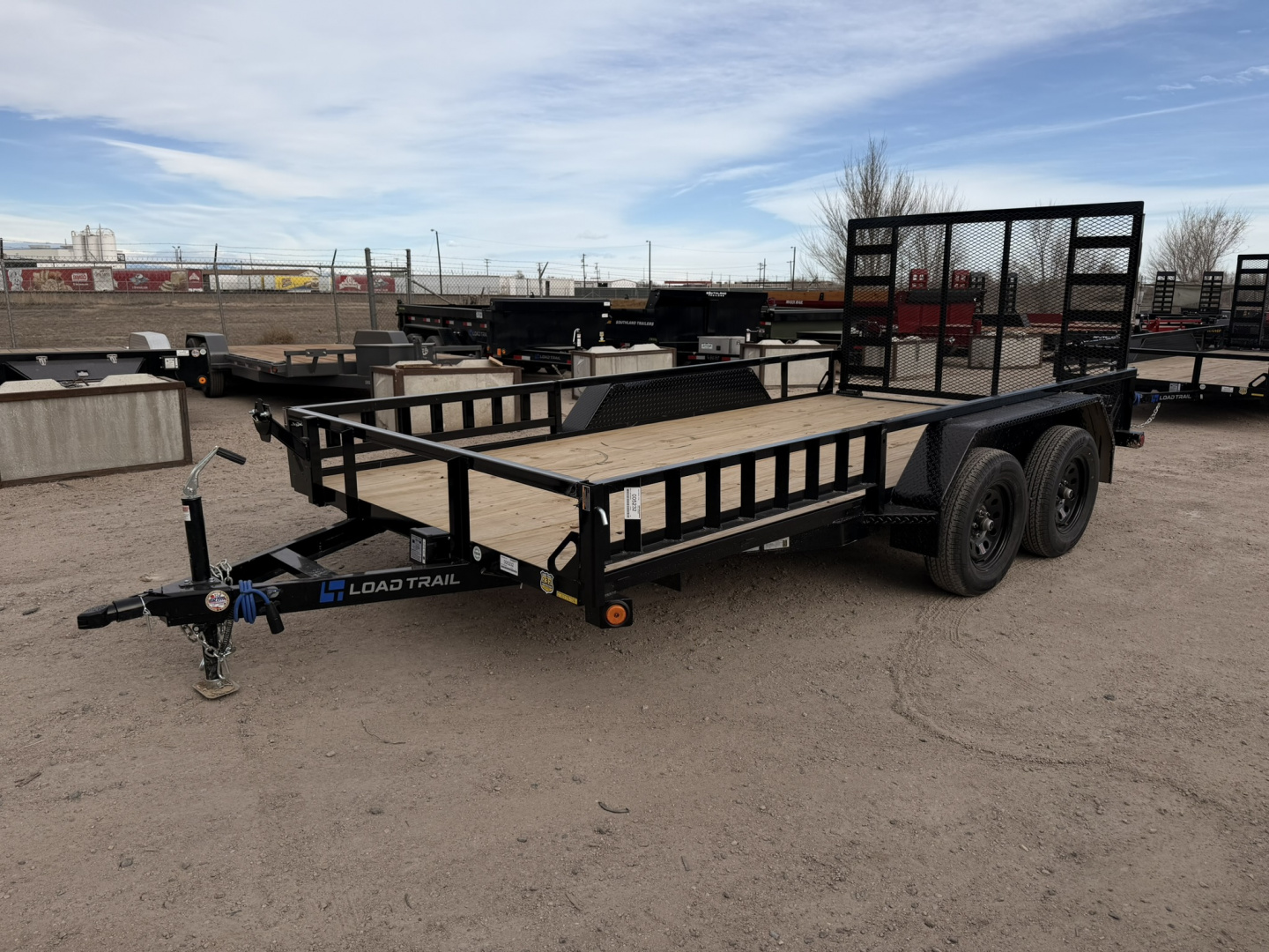 New 2026 Load Trail 7-14 Tandem Axle Ramp Gate utility 7K GVWR