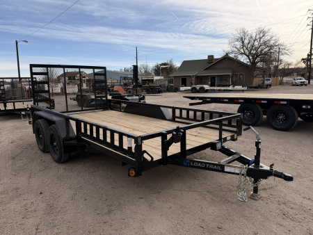New 2026 Load Trail 7-14 Tandem Axle Ramp Gate utility 7K GVWR