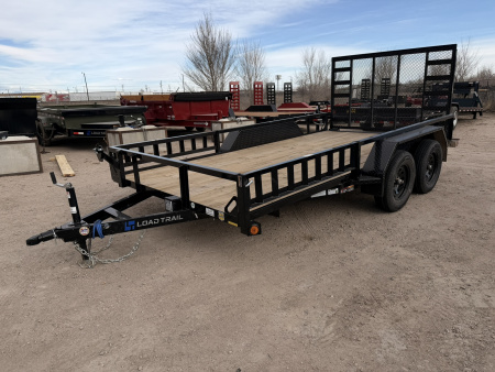 New 2026 Load Trail 7-14 Tandem Axle Ramp Gate utility 7K GVWR