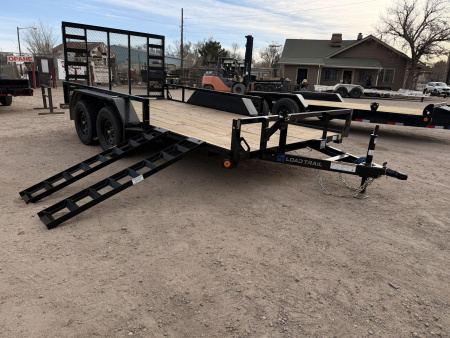 New 2026 Load Trail 7-14 Tandem Axle Ramp Gate utility 7K GVWR