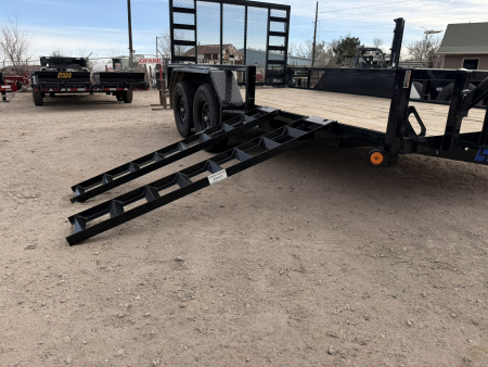 New 2026 Load Trail 7-14 Tandem Axle Ramp Gate utility 7K GVWR