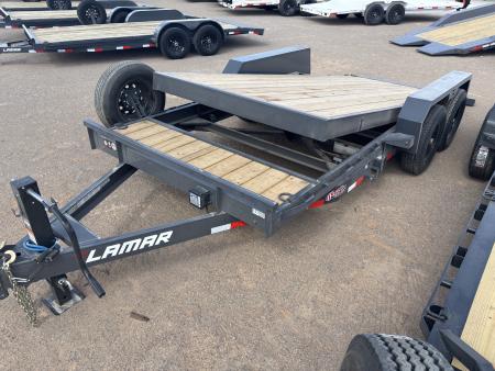 New 2026 Lamar Trailers 83" X 18' TD 14K EQUIPMENT TILT Tilt Trailer