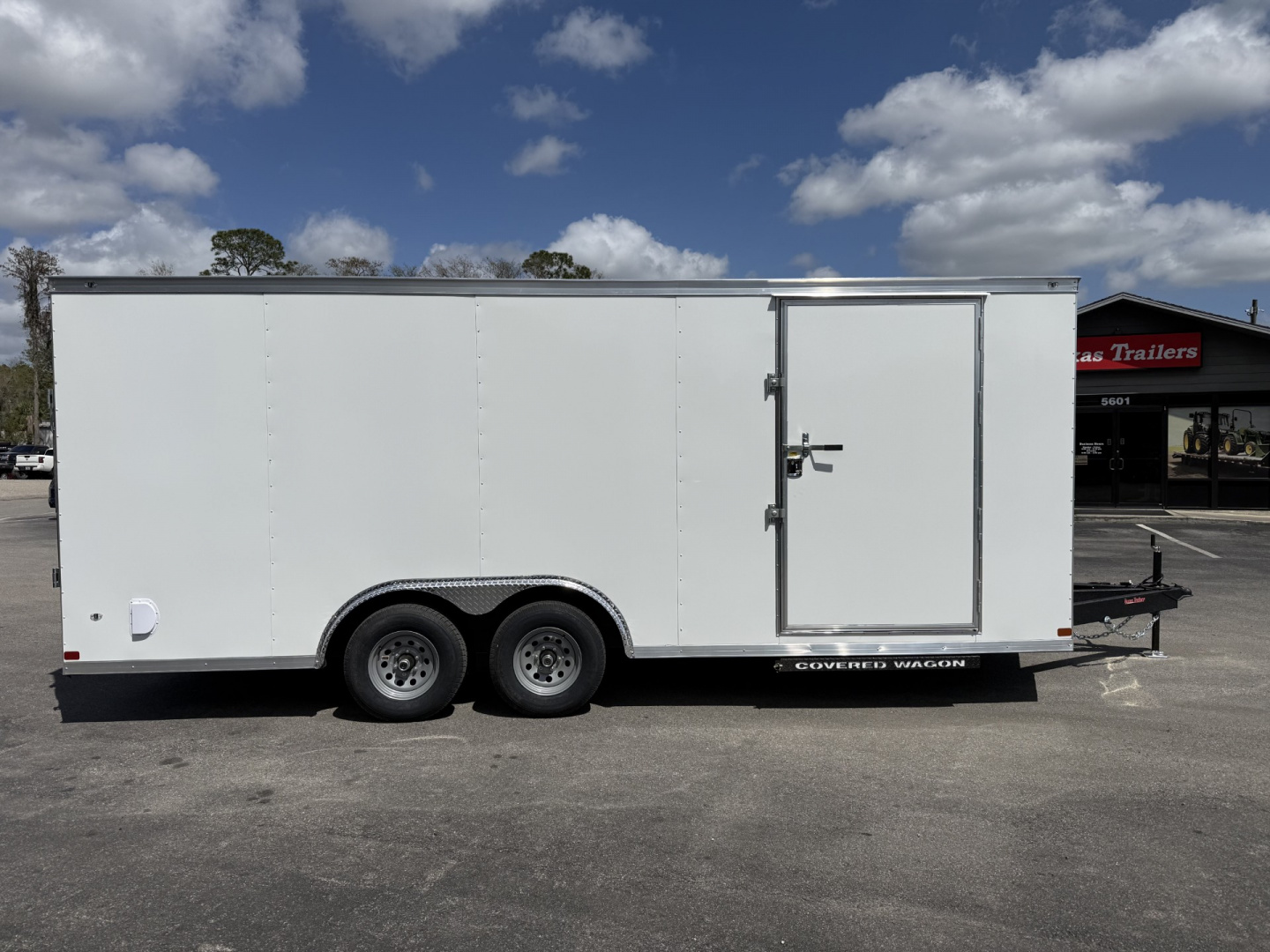 New TX8.5X20TA3 Texas Trailers Cargo / Enclosed Trailer w/ Ramp Door & 48" Side Door