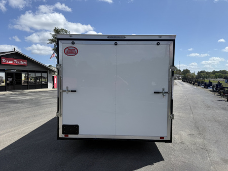 New TX8.5X20TA3 Texas Trailers Cargo / Enclosed Trailer w/ Ramp Door & 48" Side Door