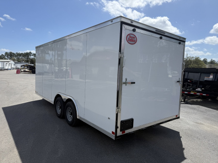 New TX8.5X20TA3 Texas Trailers Cargo / Enclosed Trailer w/ Ramp Door & 48" Side Door