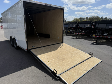 New TX8.5X20TA3 Texas Trailers Cargo / Enclosed Trailer w/ Ramp Door & 48" Side Door