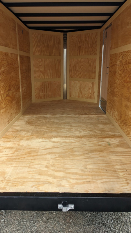 New 2026 Homesteader 6x14 Intrepid V-Nose Cargo Trailer w/ Barn Doors