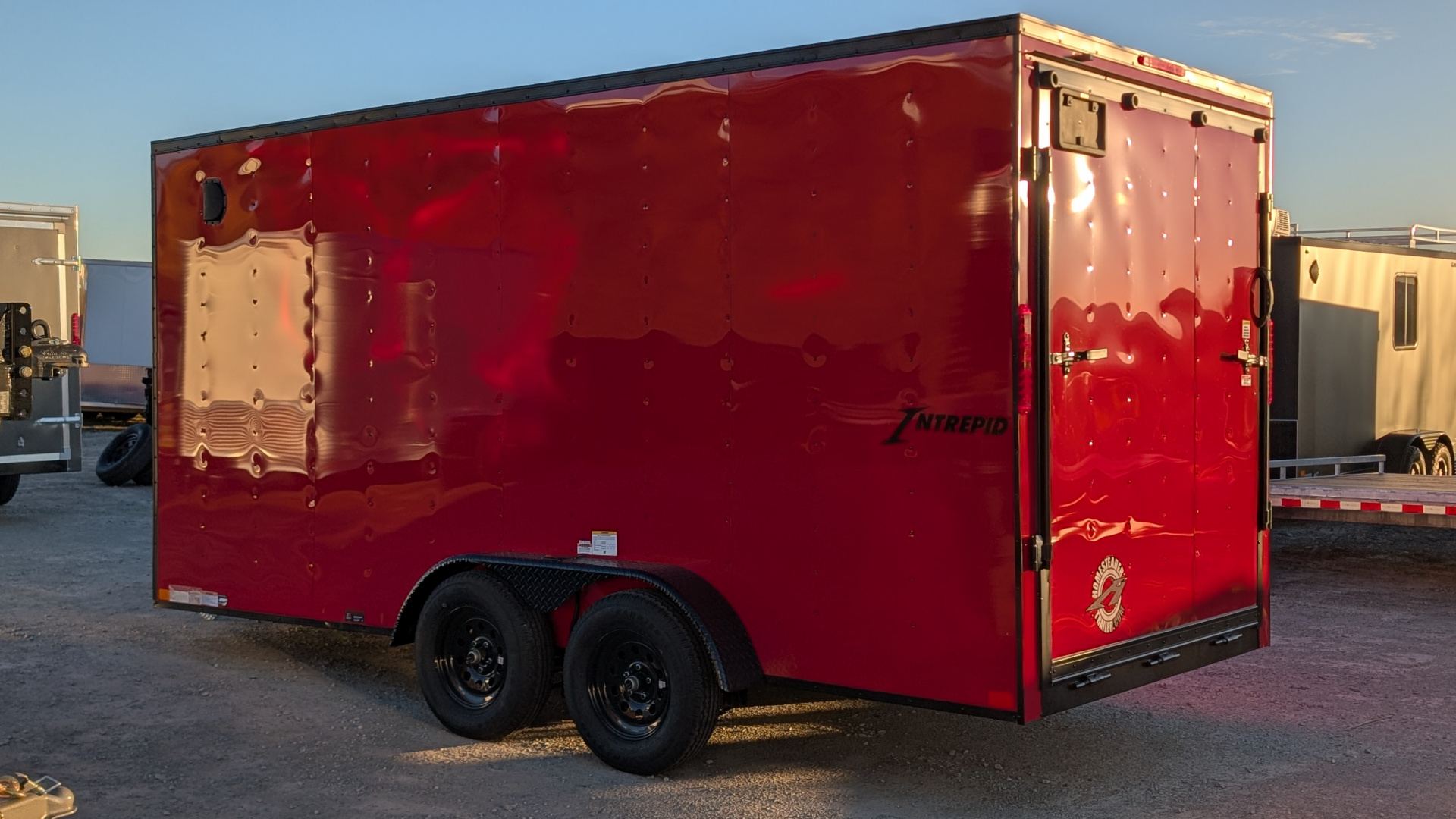 New 2026 Homesteader 7x16 Intrepid V-Nose Cargo Trailer w/ Ramp Door (84" Inside!!!)