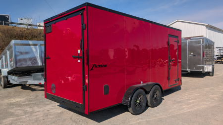New 2026 Homesteader 7x16 Intrepid V-Nose Cargo Trailer w/ Ramp Door (84" Inside!!!)