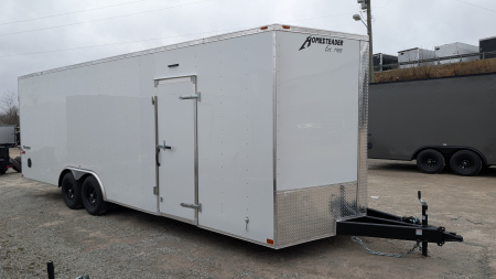 New 2026 Homesteader 8.5 x 24 HD SERIES Intrepid Car Hauler w/ Ramp (84  Inside)