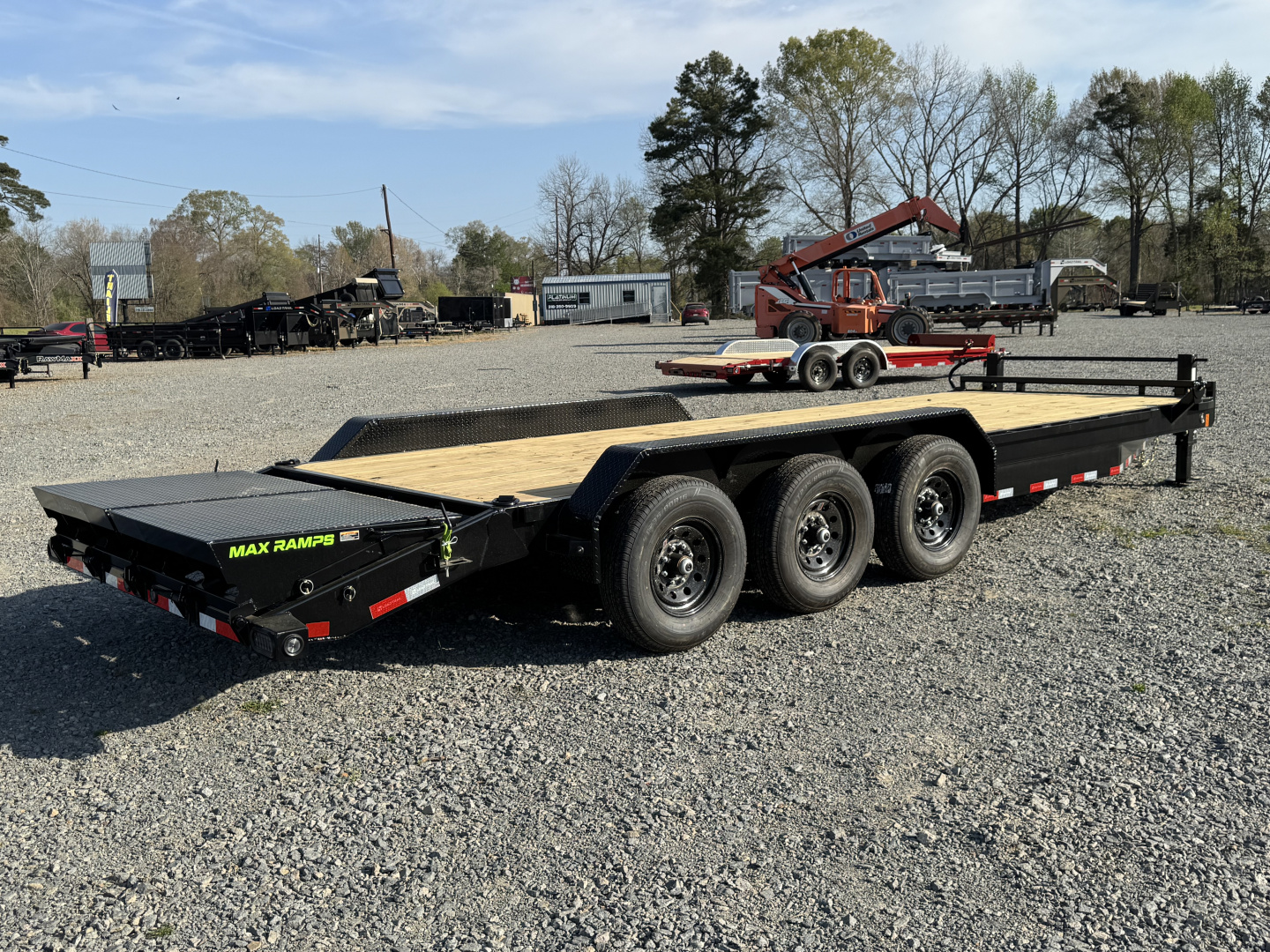 New 2026 Load Trail 83X24 CH Equipment Trailer W/MAX RAMPS, 10 PLY TIRES, DEMCO COUPLER, 21000 GVWR