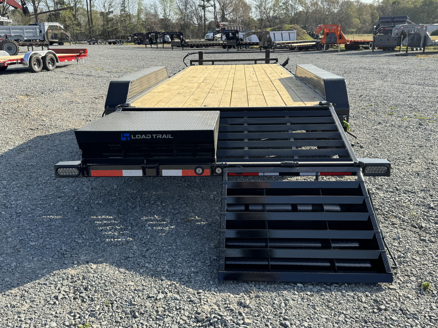 New 2026 Load Trail 83X24 CH Equipment Trailer W/MAX RAMPS, 10 PLY TIRES, DEMCO COUPLER, 21000 GVWR
