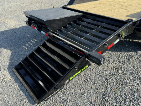 New 2026 Load Trail 83X24 CH Equipment Trailer W/MAX RAMPS, 10 PLY TIRES, DEMCO COUPLER, 21000 GVWR