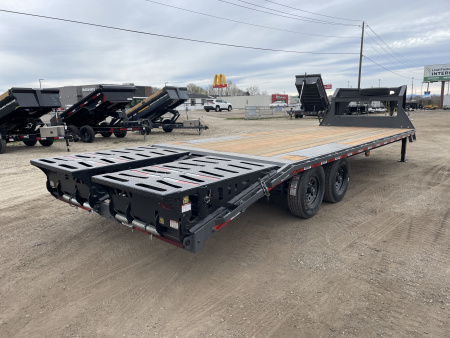 New 2026 Dura-Haul 8x20+5 16k Gooseneck Flatbed Trailer