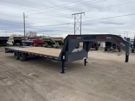 New 2026 Dura-Haul 8x20+5 16k Gooseneck Flatbed Trailer