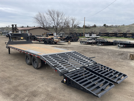 New 2026 Dura-Haul 8x20+5 16k Gooseneck Flatbed Trailer
