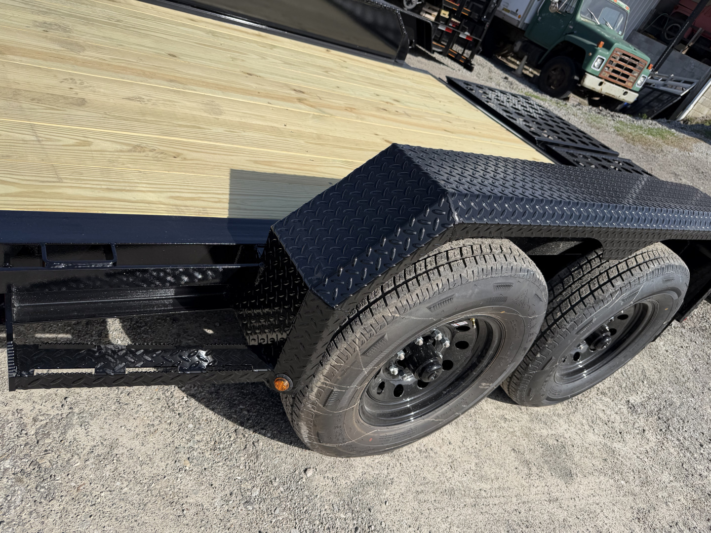 New 2026 Belmont 18' (15+3) HD Lo Pro Equipment Trailer w/ Full Width Wedge Ramps