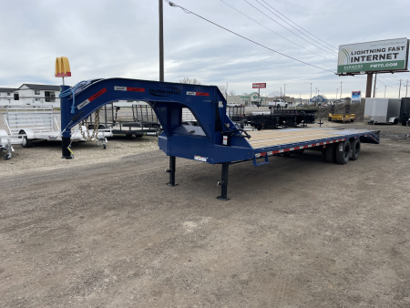 New 2026 Dura-Haul 8x25+5 24k Gooseneck Flatbed Trailer