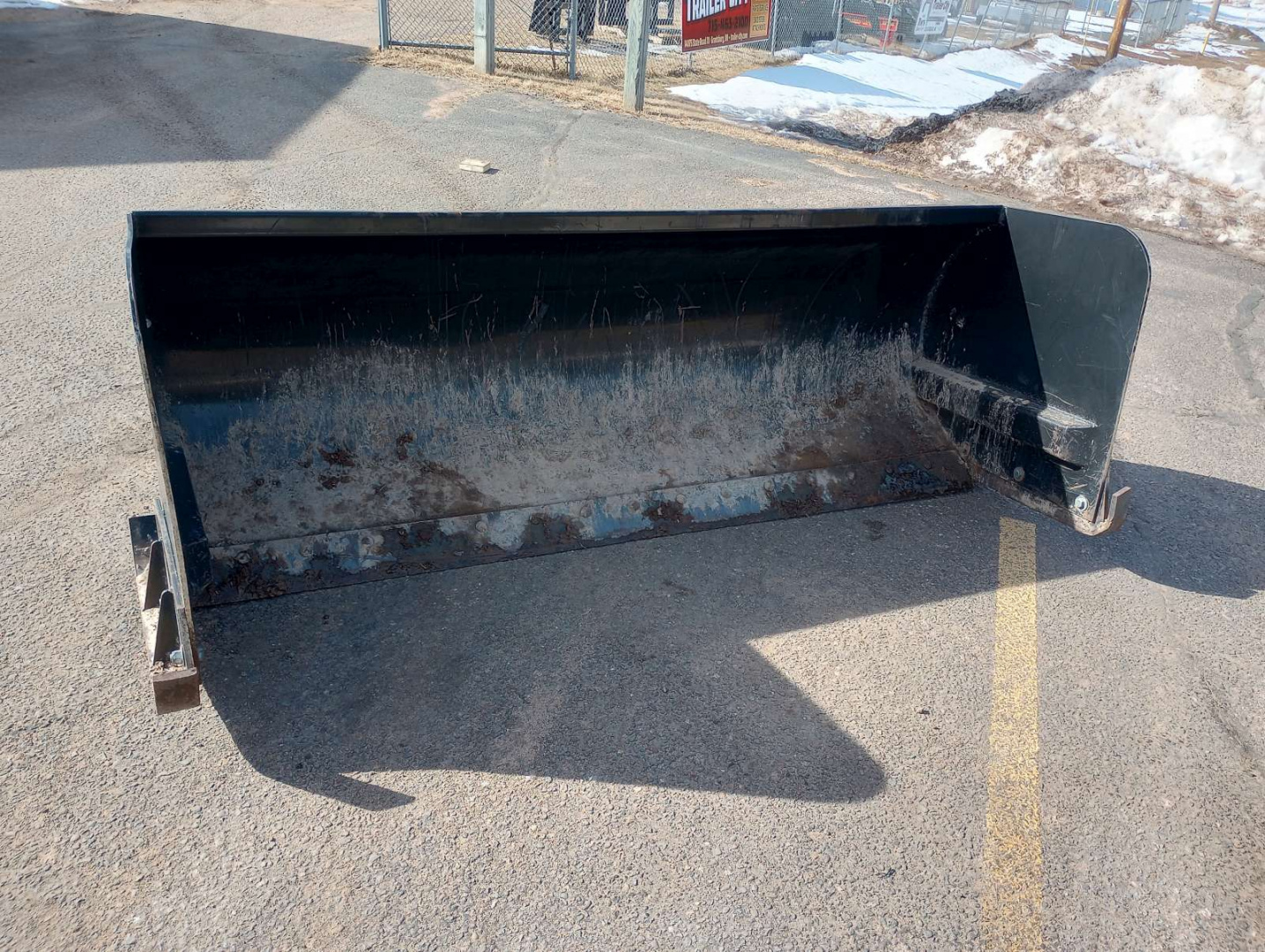 Used 2018 Lang 8' Snow Pusher Attachment