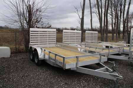 New 2026 Carry-On 6X14 RG 7K GVWR ALUMINUM STOCK ID 52322 Landscape Trailer