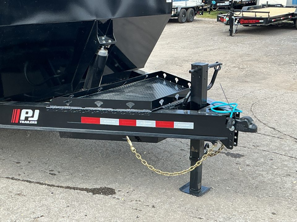 New 2026 PJ Trailers 83" x 16' Low-Pro High Side Telescopic (DT1) 17.5K GVWR Dump Trailer
