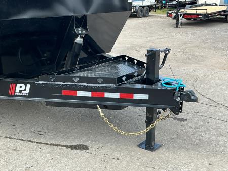 New 2026 PJ Trailers 83" x 16' Low-Pro High Side Telescopic (DT1) 17.5K GVWR Dump Trailer