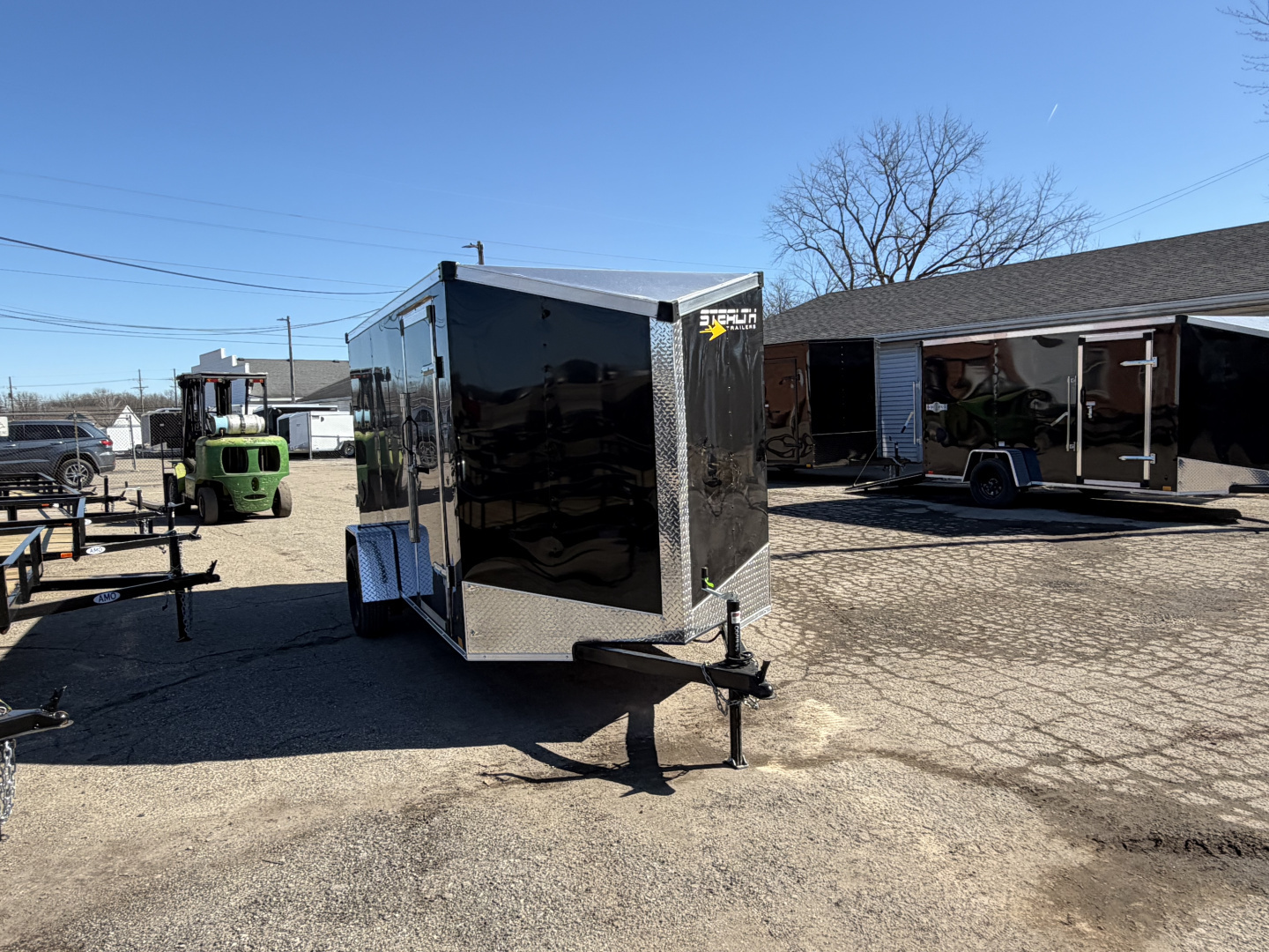 New 2026 6 x 12 Stealth Enclosed Trailer with Ramp