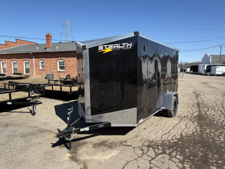 New 2026 6 x 12 Stealth Enclosed Trailer with Ramp