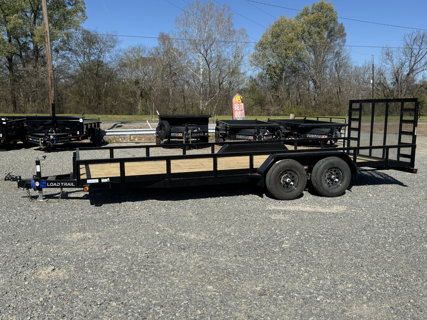 New 2026 Load Trail 83X20 UE Utility Trailer W/ 5200 POUND AXLES, 4' GATE,