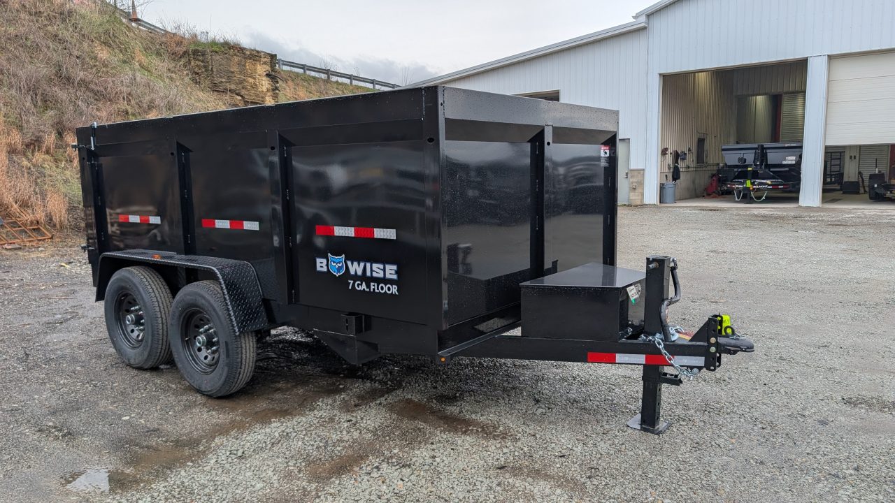 New 2026 BWise 6'9" x 12 Lo Pro Equipment Dump w/ 44" High Fixed Sides