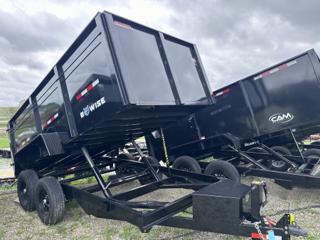 New 2026 BWise 6'9  x 12 Lo Pro Equipment Dump w/ 44  High Fixed Sides