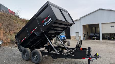 New 2026 BWise 6'9" x 12 Lo Pro Equipment Dump w/ 44" High Fixed Sides