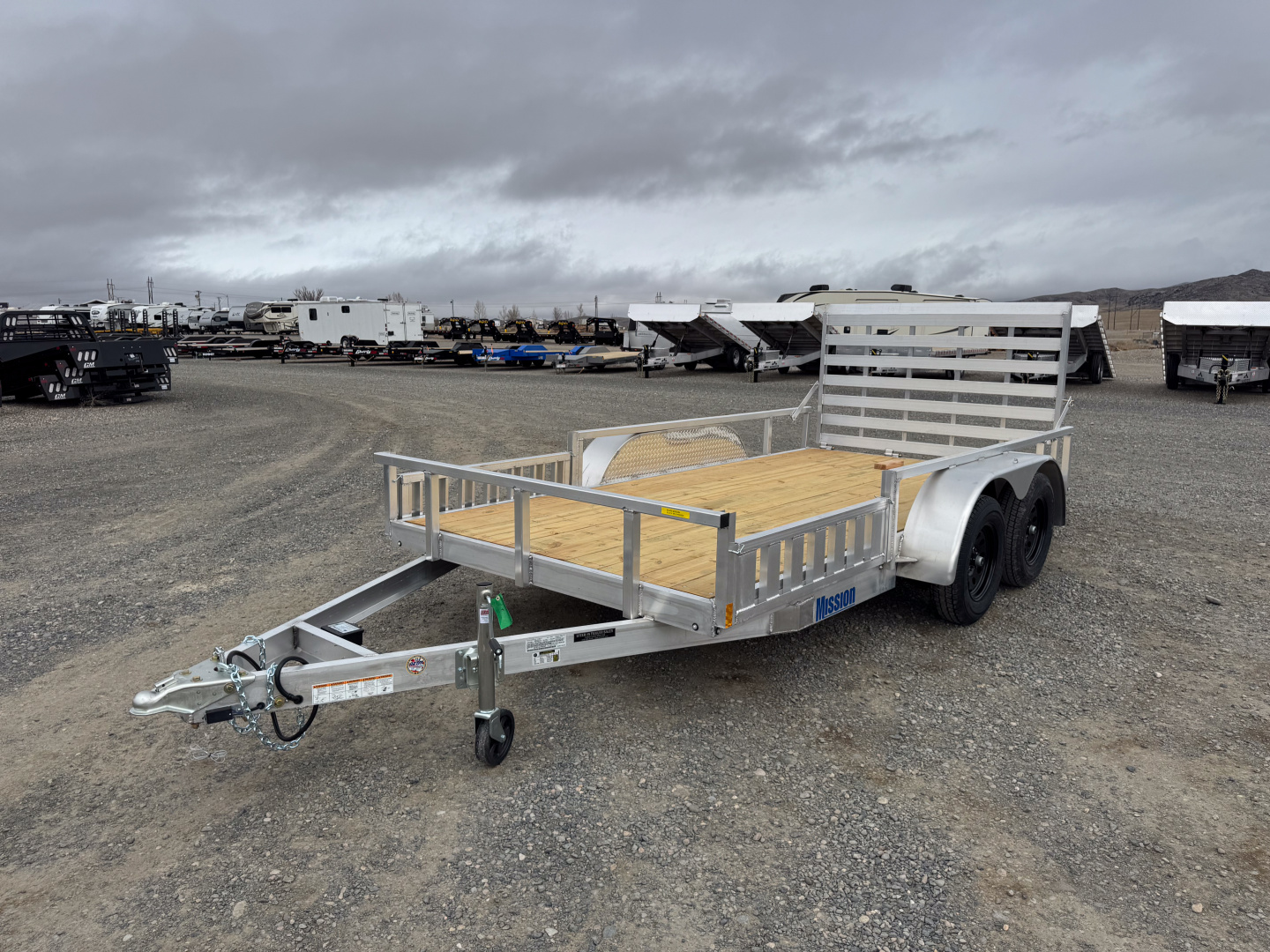New 2026 Mission MLS 6.5x14 Utility Trailer