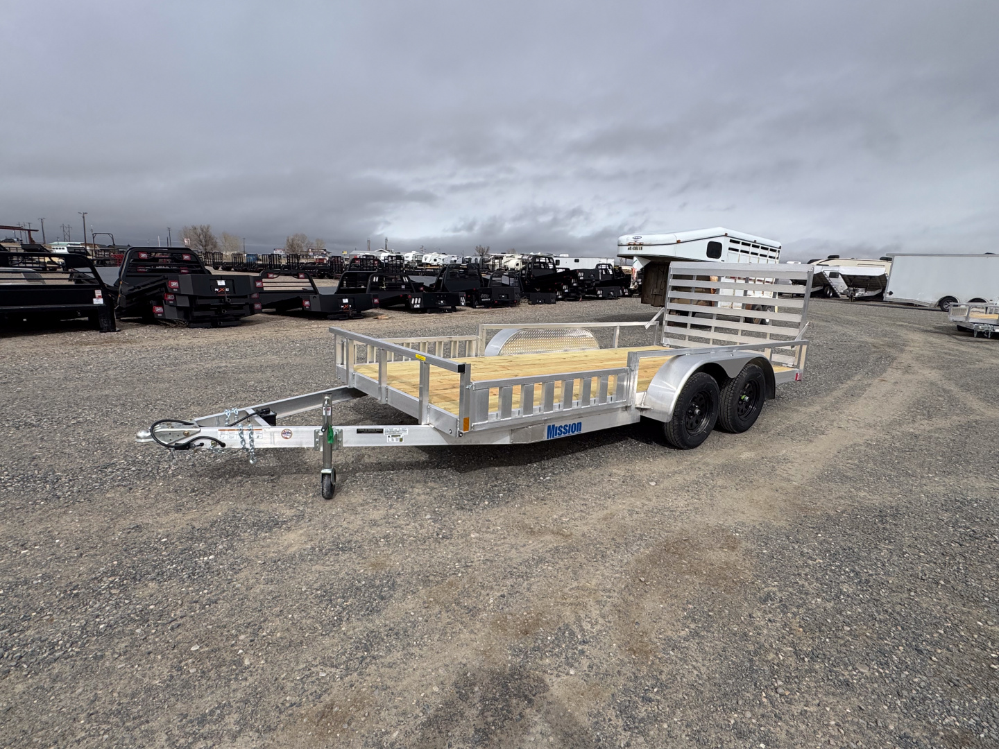New 2026 Mission MLS 6.5x16 Utility Trailer