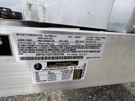 New 2026 Mission MLS 6.5x16 Utility Trailer