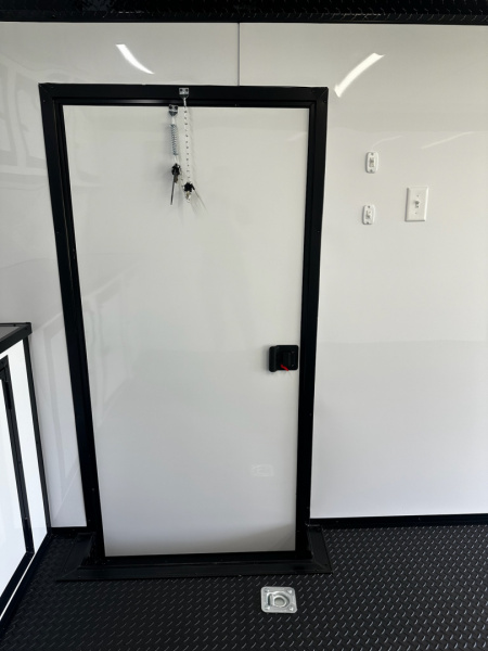New 2026 Luxe 8.5x28 Race Trailer - Finished Interior- 7000lb Spread Torsion - Full Escape Door-Removable Fender