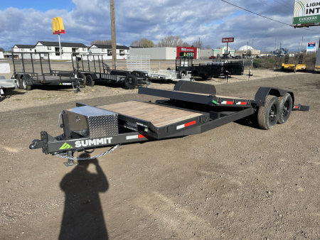 New 2026 Summit Cascade 7x20 16/4 14k Split Deck Tilt Equipment Trailer
