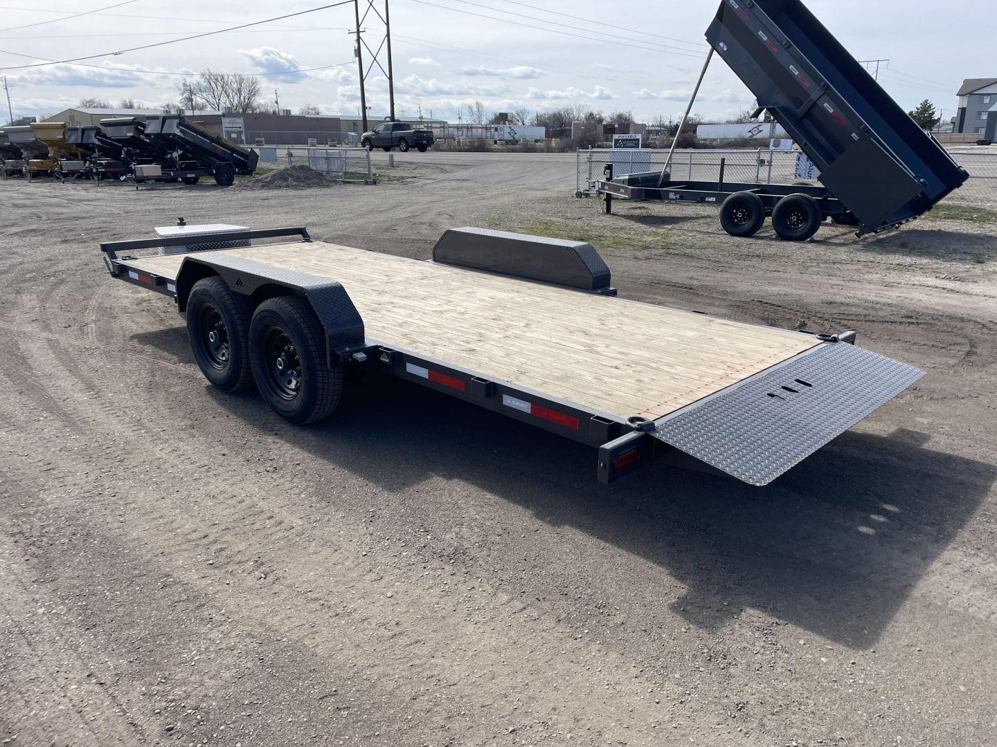 New 2026 Summit Cascade 7x18 14k Full Tilt Deck Equipment Trailer